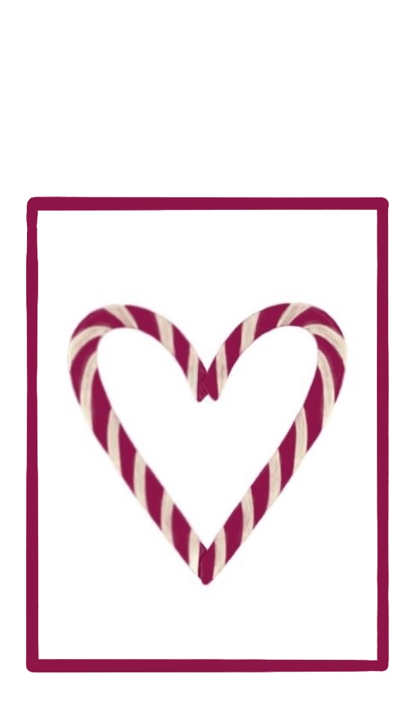 Candy Canes gift tag