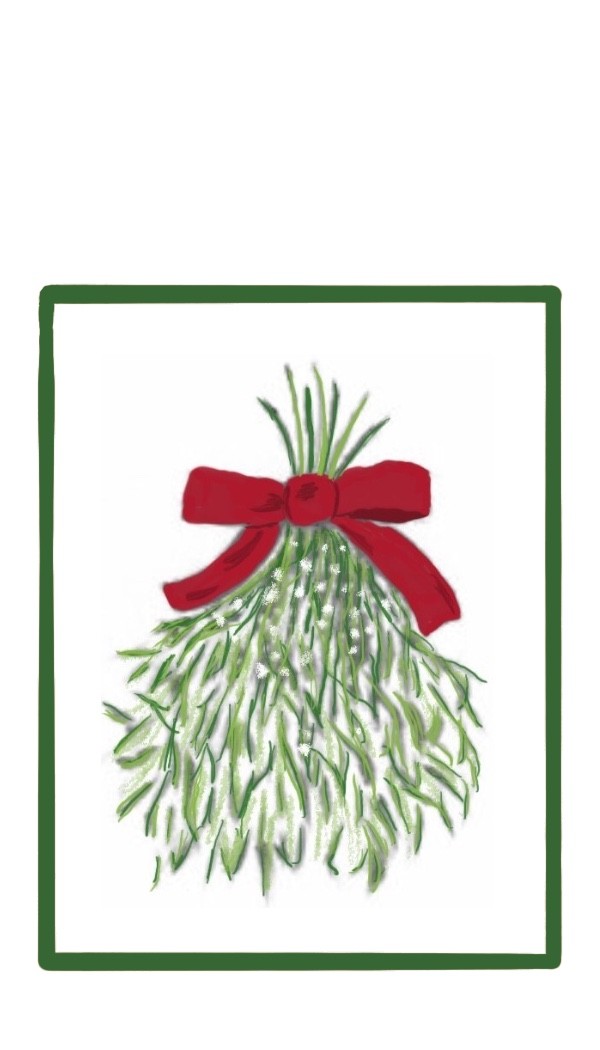 Pinecone gift tag
