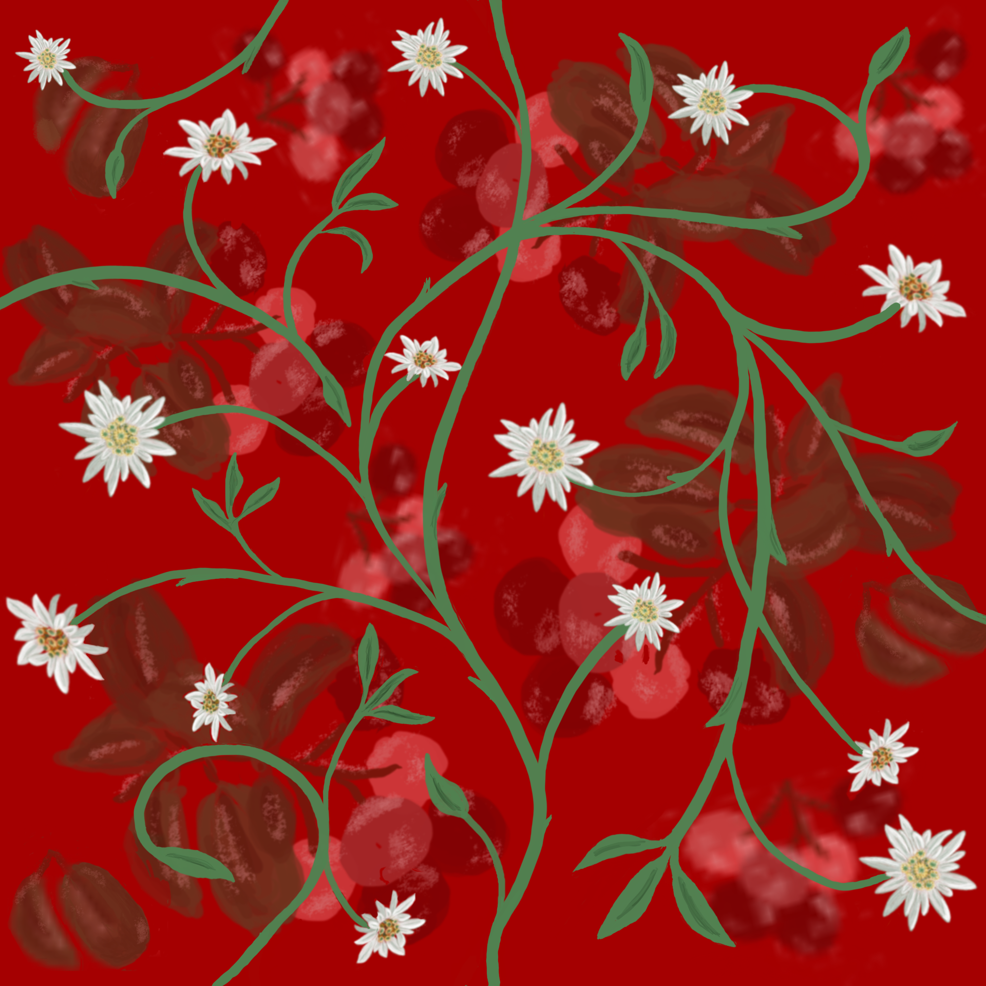 Edelweiss wrapping paper