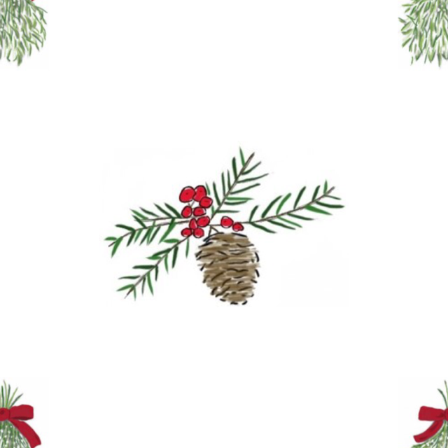 Pinecone wrapping paper