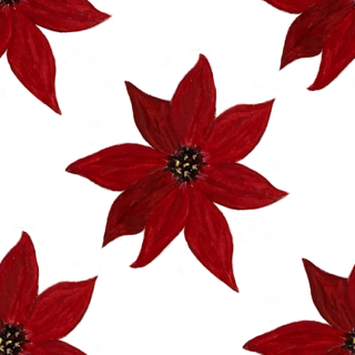 Poinsettia wrapping paper