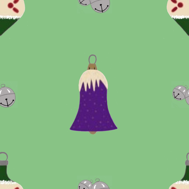 Vintage Ornaments wrapping paper