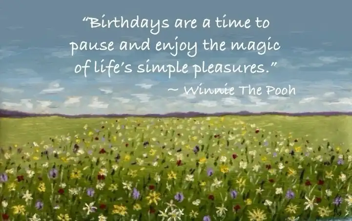 Meadow birthday card