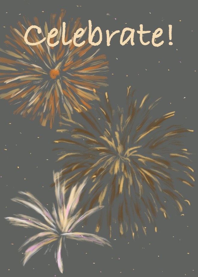 Celebrate congratulations card