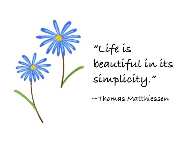 Blue Daisy everyday card