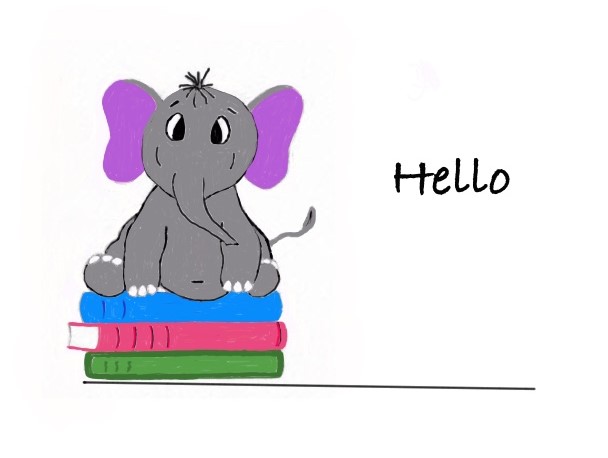 Elly Hello everyday card