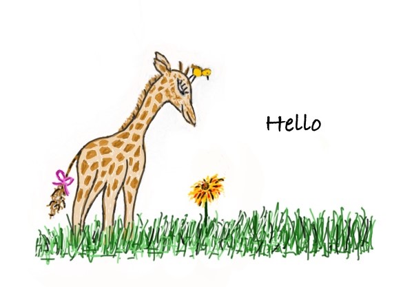 Giry Hello everyday card