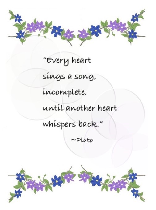 Blue Plato love card